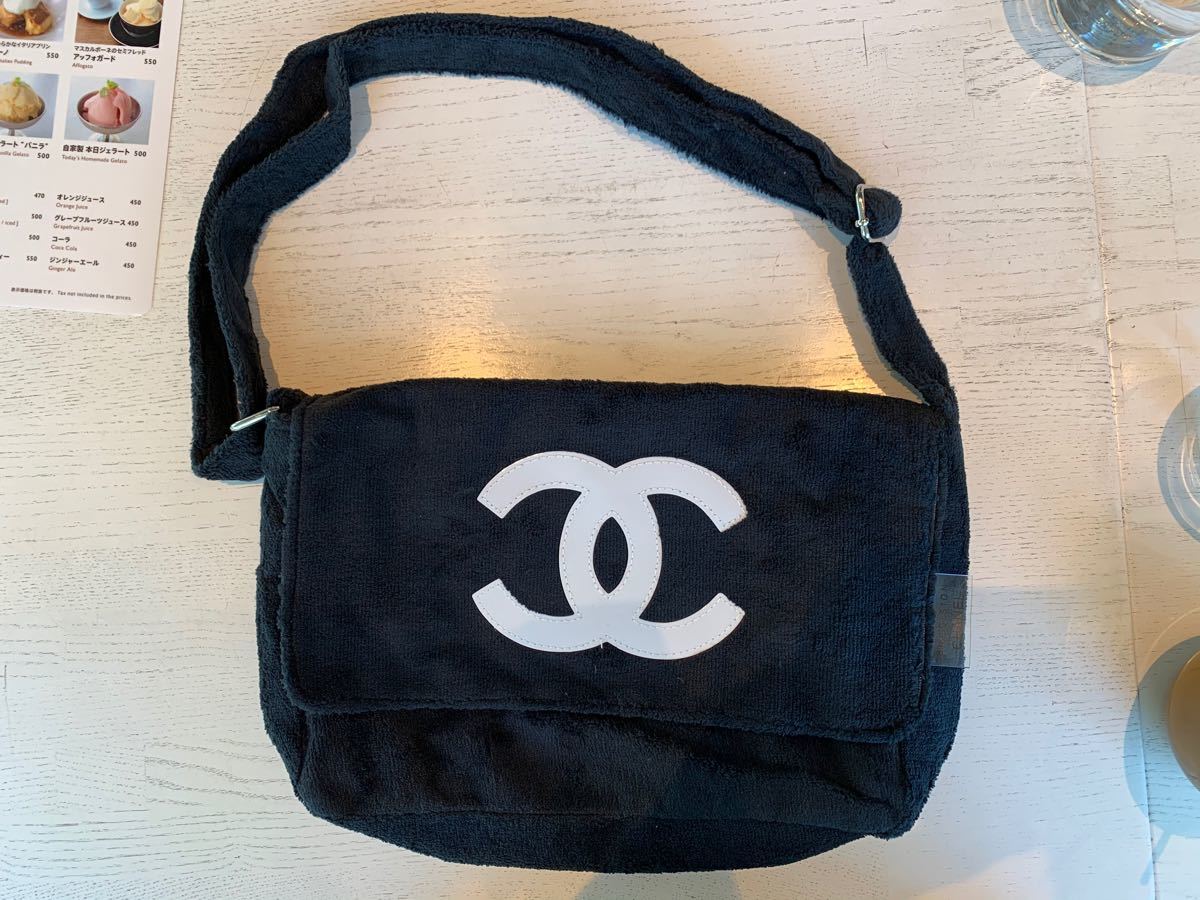 シャネル CHANELノベルティ パイル地 ショルダーバッグ｜Yahoo!フリマ
