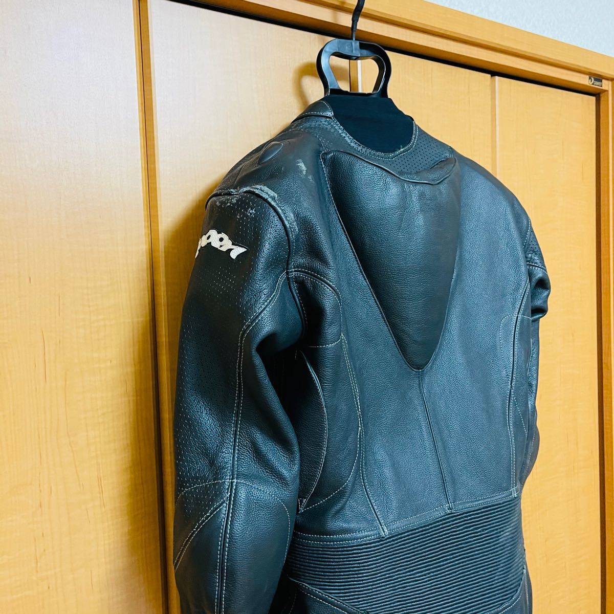 SPOON レーシングスーツ 革つなぎ サイズLW ブラック MFJ公認｜Yahoo