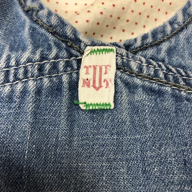 USA古着 50s～60s ヴィンテージ TUFNUT カットオフ オーバーオール