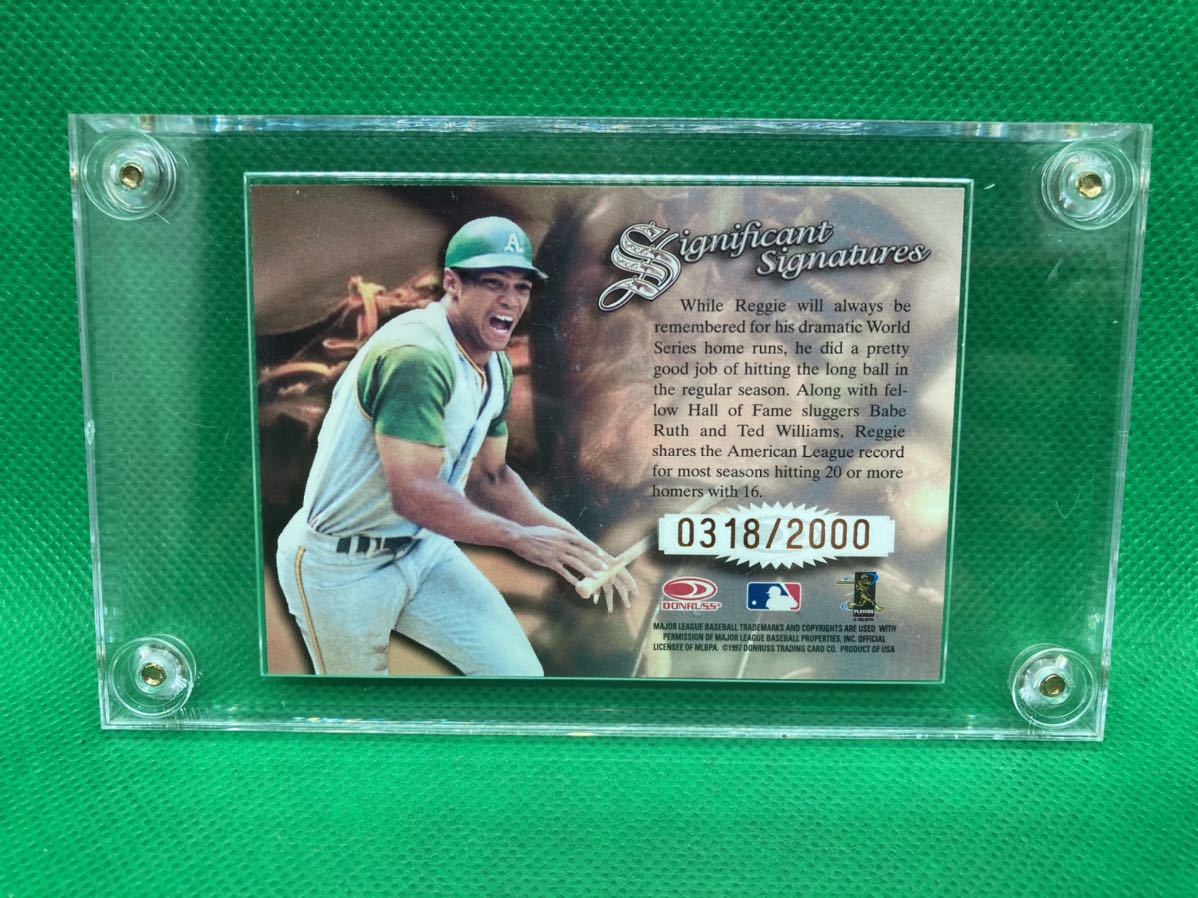 MLB】686 レジー・ジャクソン 直筆サイン入り 野球カード DONRUSS