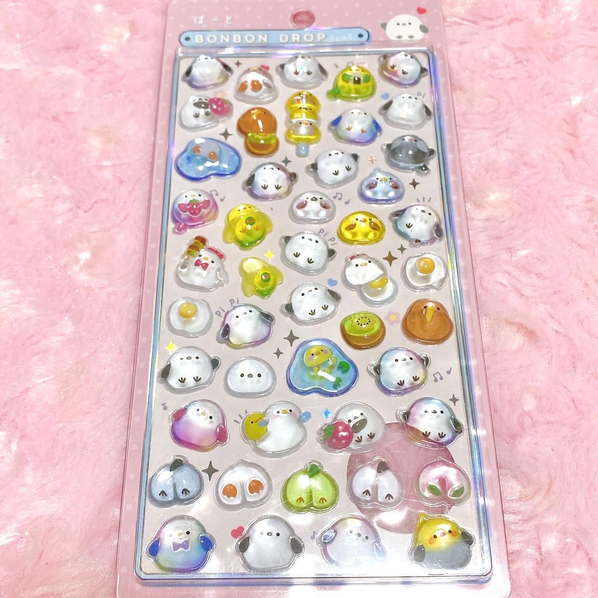 正規品 ボンボンドロップシール イオン限定 シマエナガ クーリア ばー