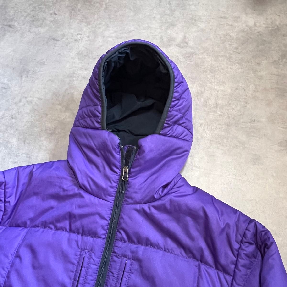 00s old stussy ダスパーカ 中綿ジャケット パープル S シティボーイ