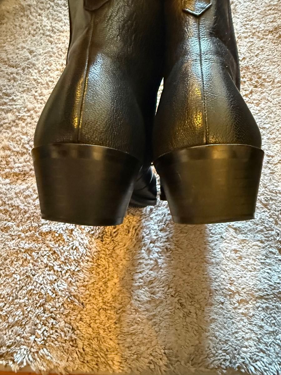 5351 プールオム サイドジップブーツ ブラック 黒 サイズ40｜Yahoo