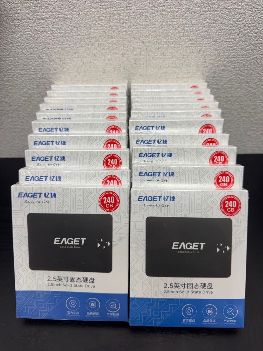 新品未開封 EAGET 240GB 2.5インチ SATA3 SSD 10個 新品未開封 EAGET