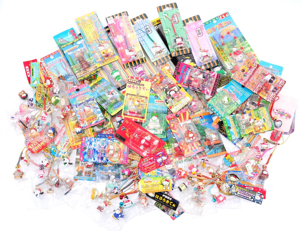 ご当地キティちゃん根付90コセット HELLO KITTY根付 | 友禅工芸