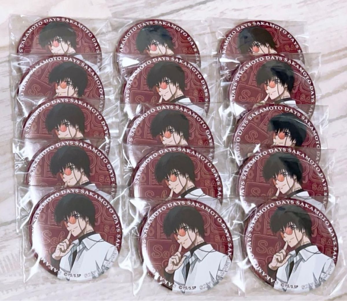 SAKAMOTODAYS サカモトデイズ ASIAN STREET 南雲与市 缶バッジ 15点