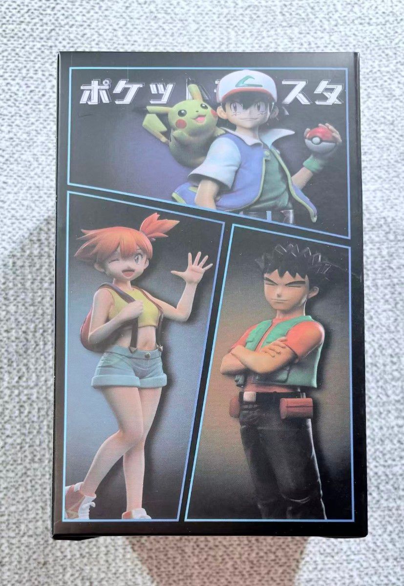 ポケットモンスター サトシ カスミ タケシ フィギュア 3体セット 高