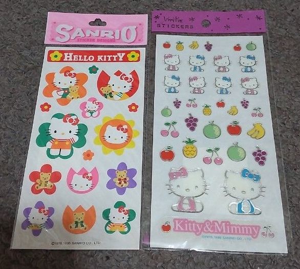 キティ シール ステッカー 10枚セット 平成レトロ レトロ 平成女児