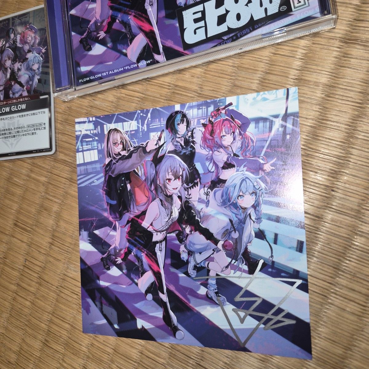 輪堂千速 直筆サイン FLOW GLOW 1st EC数量限定盤 ホロライブショップ