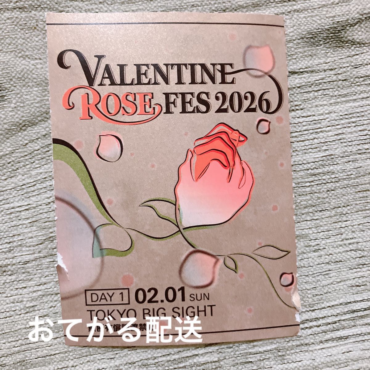 サークルチケット サーチケ 赤ブー 2/1 2/1 サーチケ1枚 Valentine