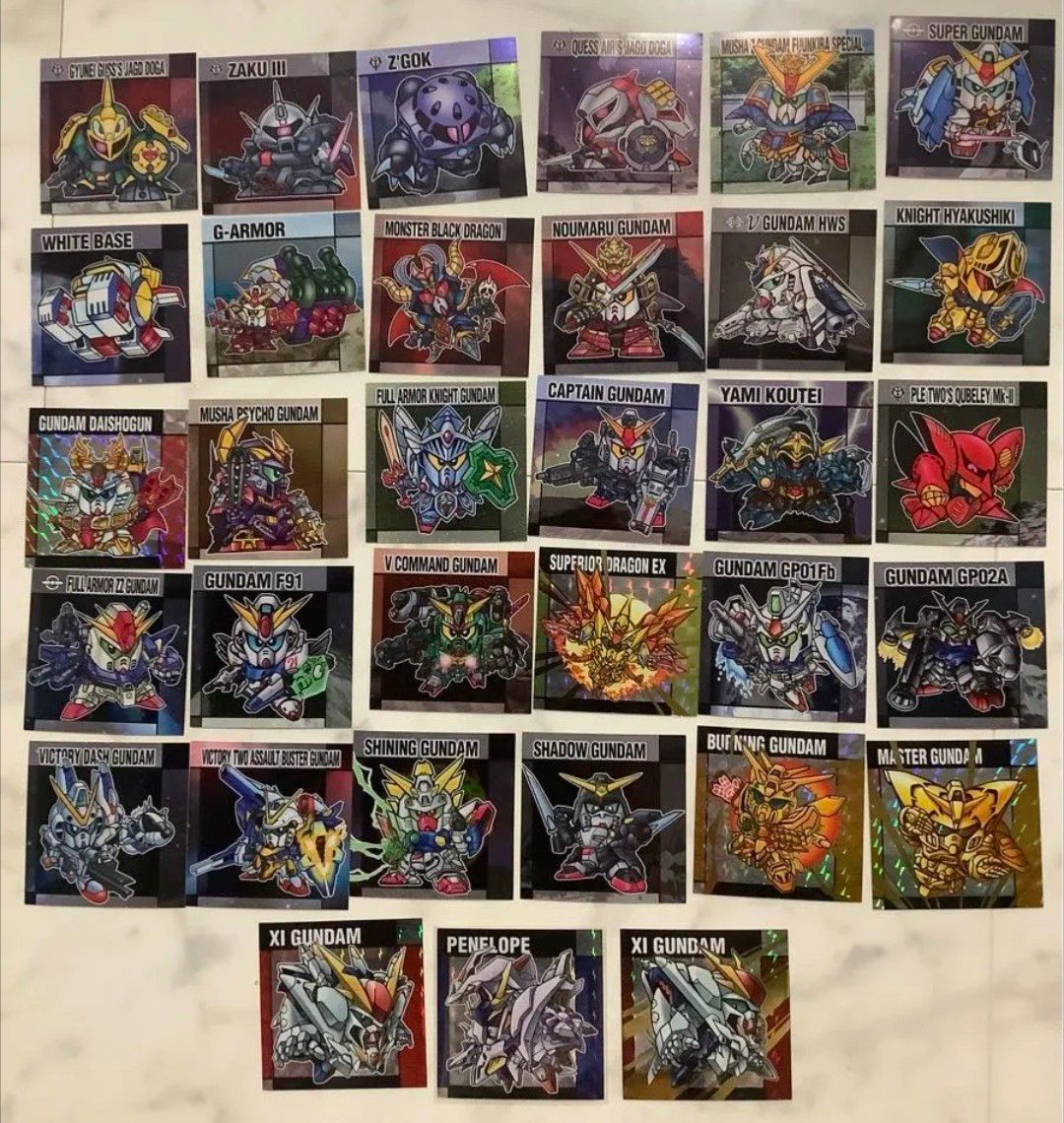 元祖SDガンダムスナックⅡ フルコンプ 33枚 最安値 お一人様限定