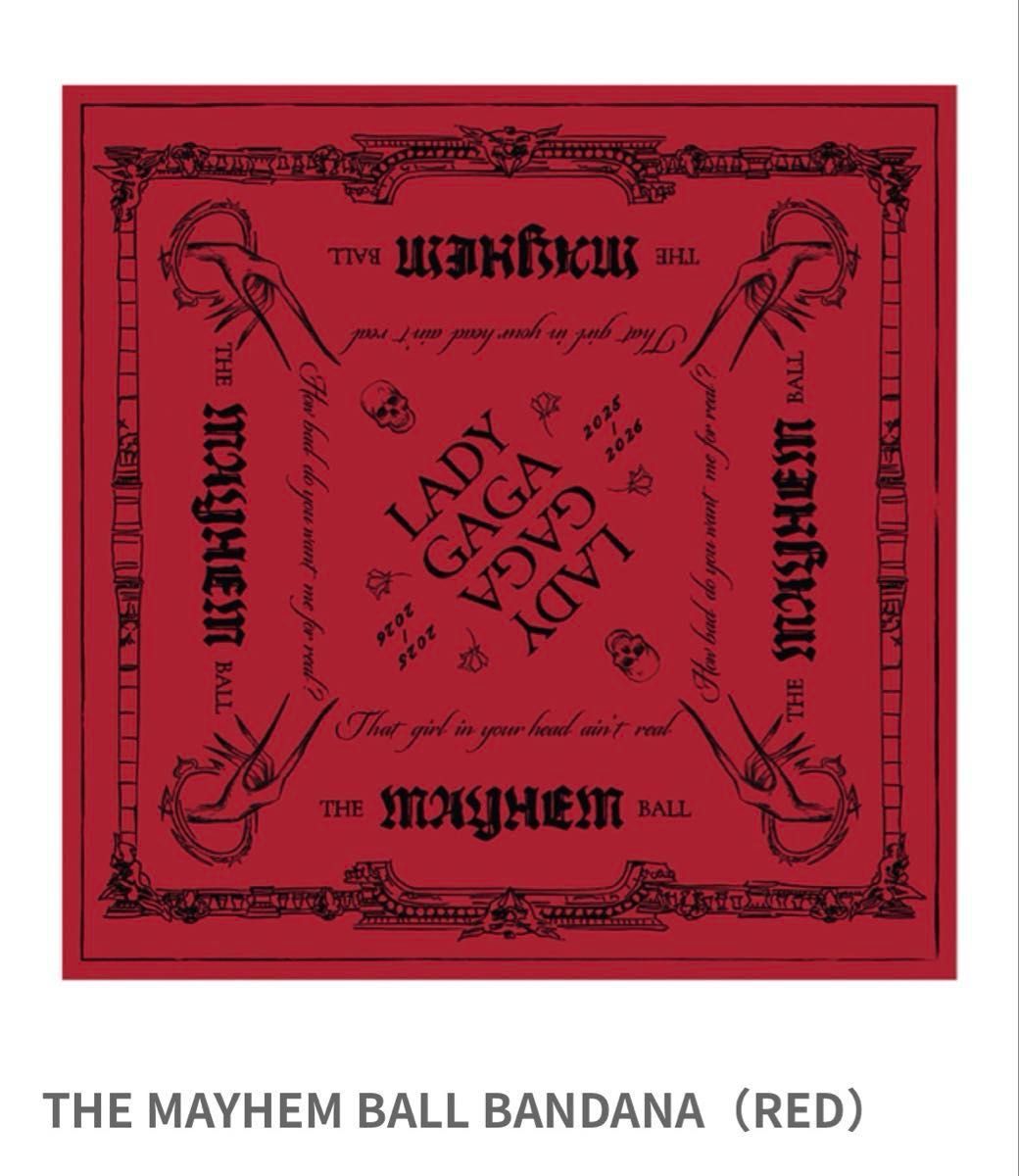 レア紙吹雪付 LADY GAGA THE MAYHEM 2025/2026 トートバッグ&バンダナ