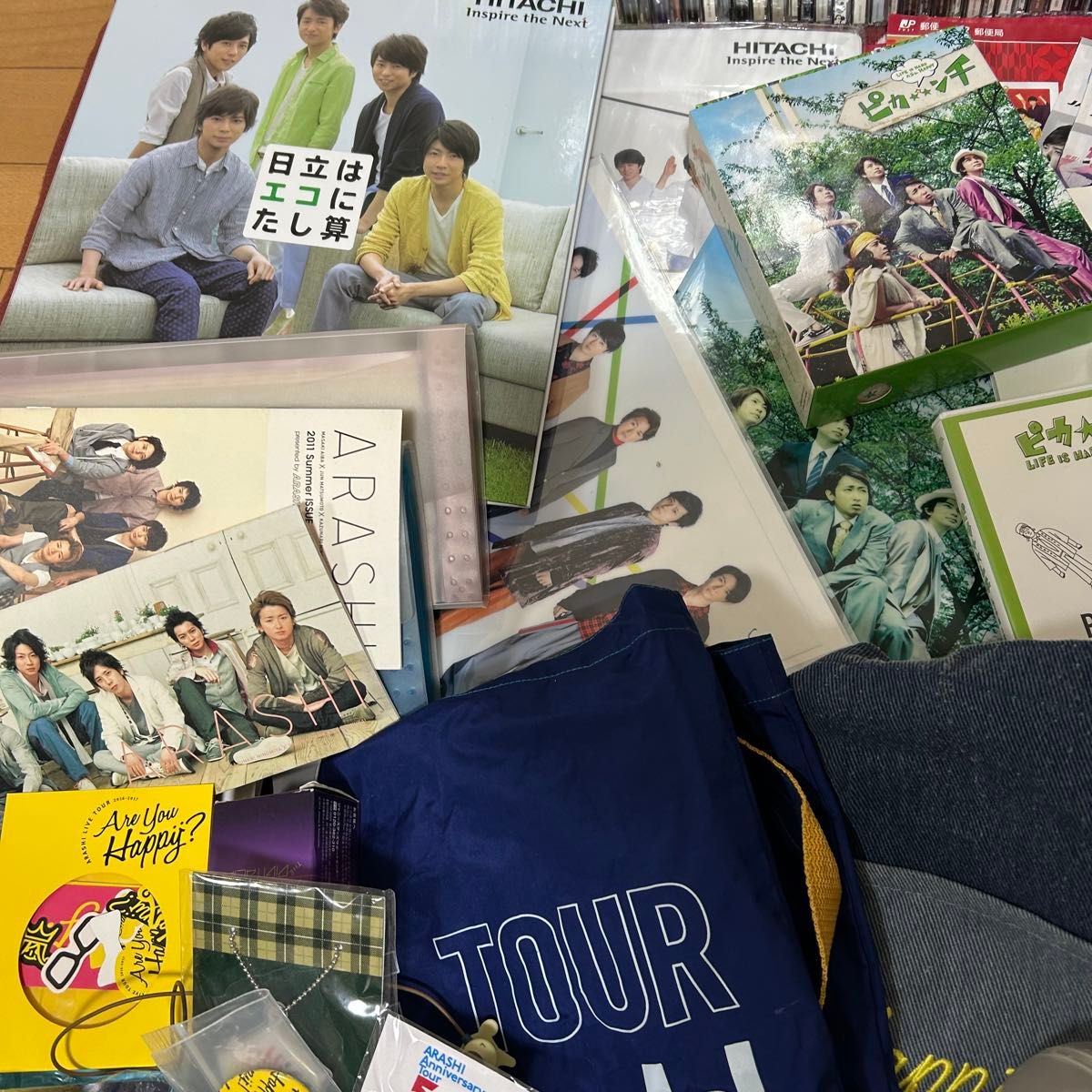 嵐 グッズ ARASHI CD 大量 コンサート セット Tシャツ バッグ ペンラ