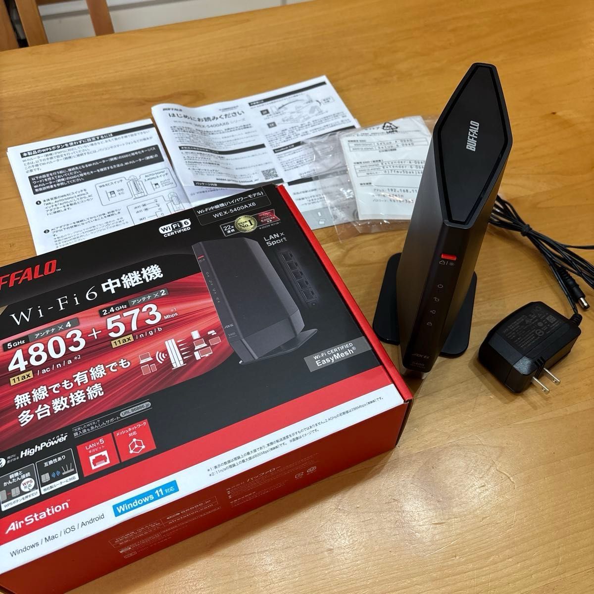 BUFFALO Wi-Fi6 中継機 WEX-5400AX6 AirStation｜Yahoo!フリマ（旧