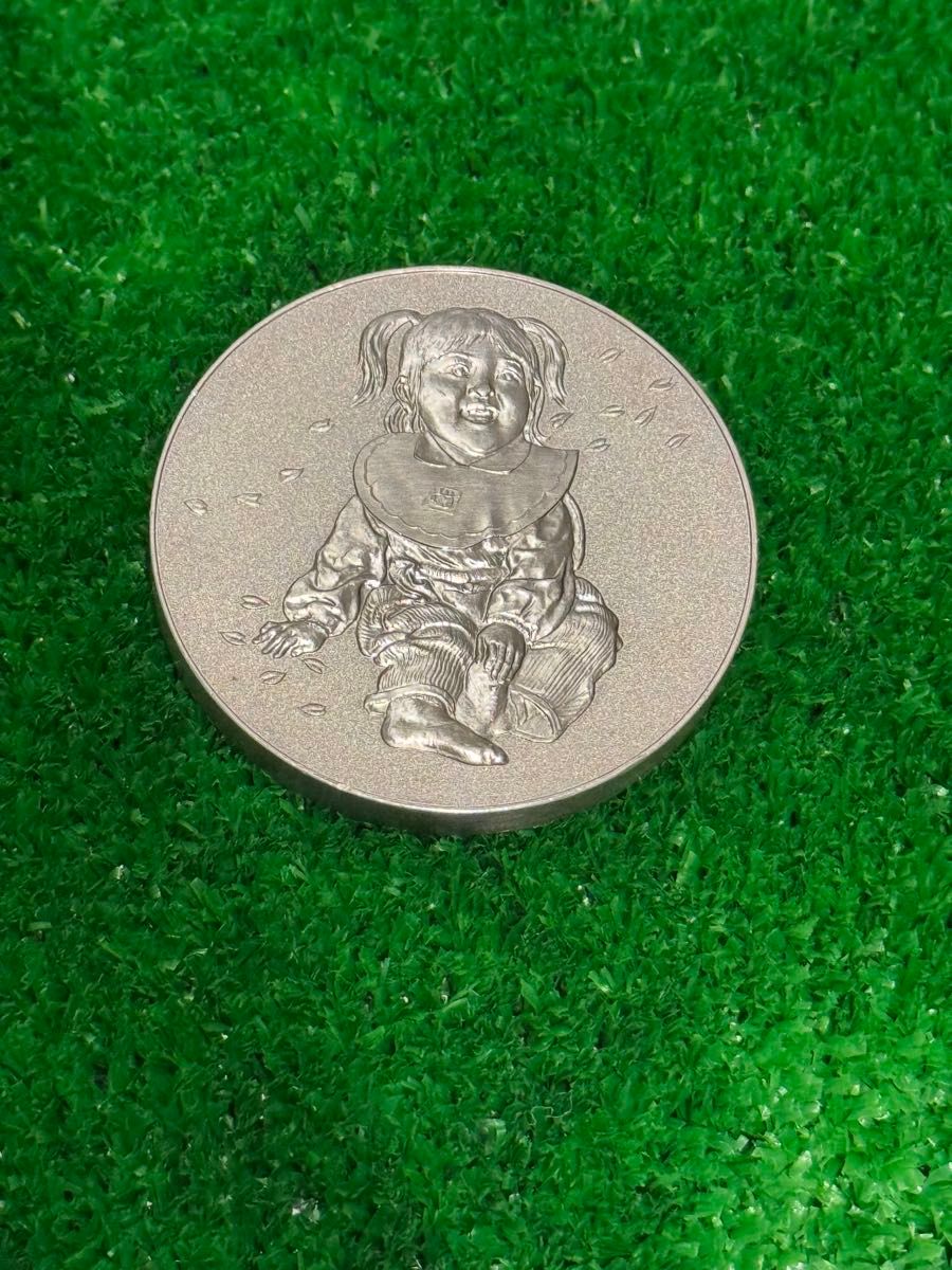 桜の通り抜け記念メダル 純銀 造幣局 記念メダル 121g 純銀メダル