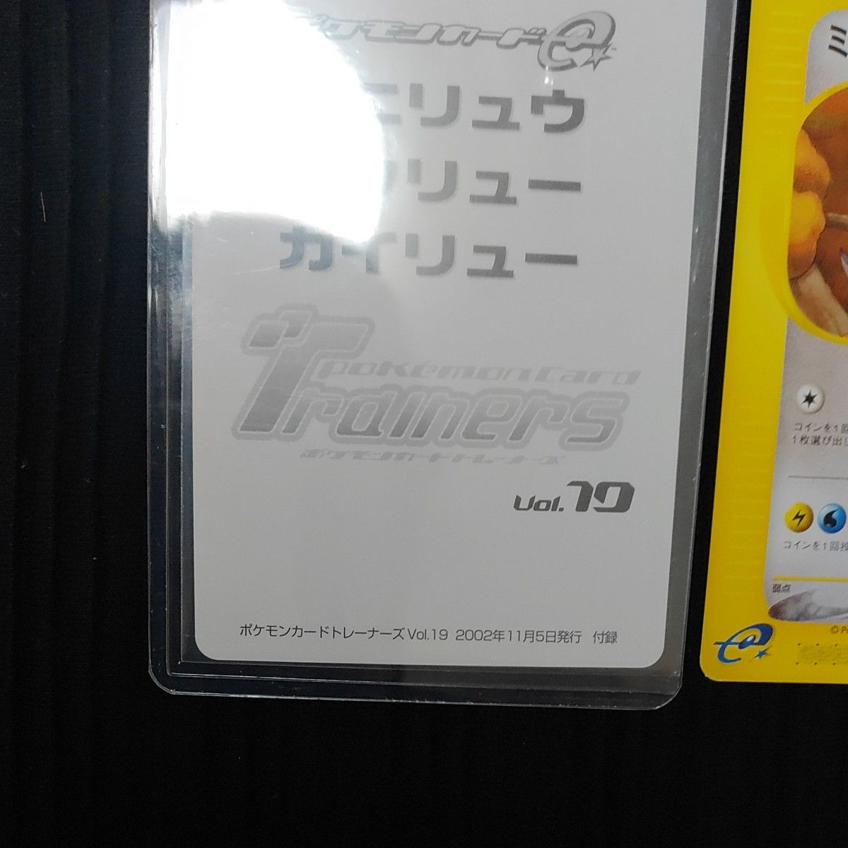 ポケモンカードトレーナーズ Vol 19 eカード ミニリュウ ハクリュー
