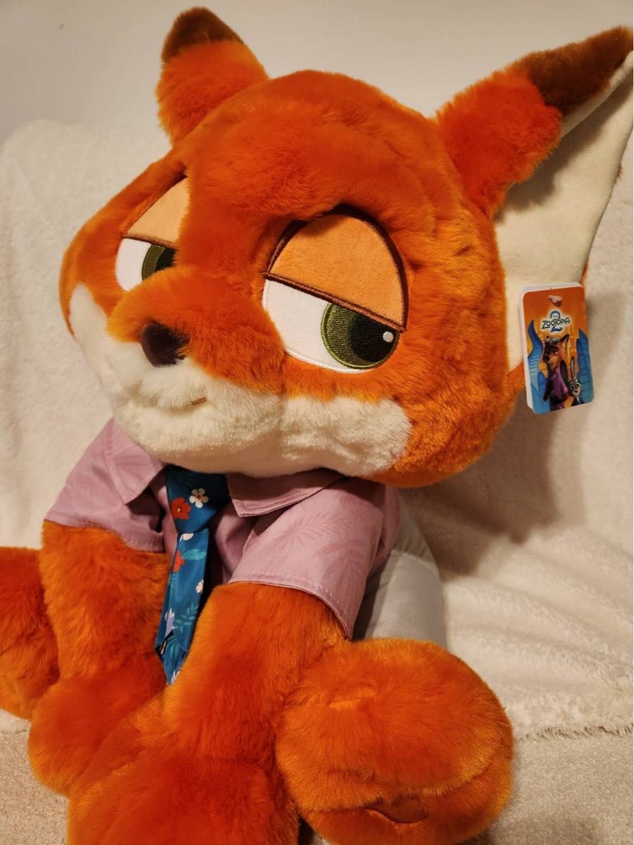 コストコ ディズニー ズートピア2 ニック・ワイルド ぬいぐるみ