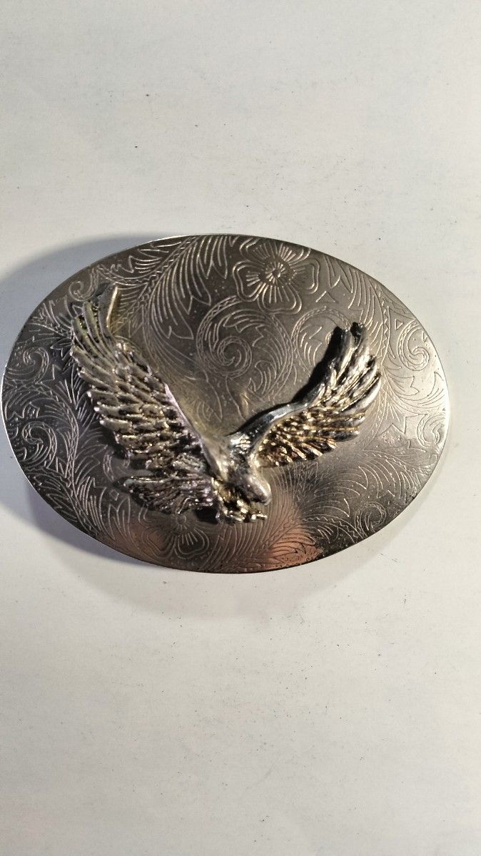 ヴィンテージ ベルトバックル イーグル 鷲 シルバー｜Yahoo!フリマ（旧