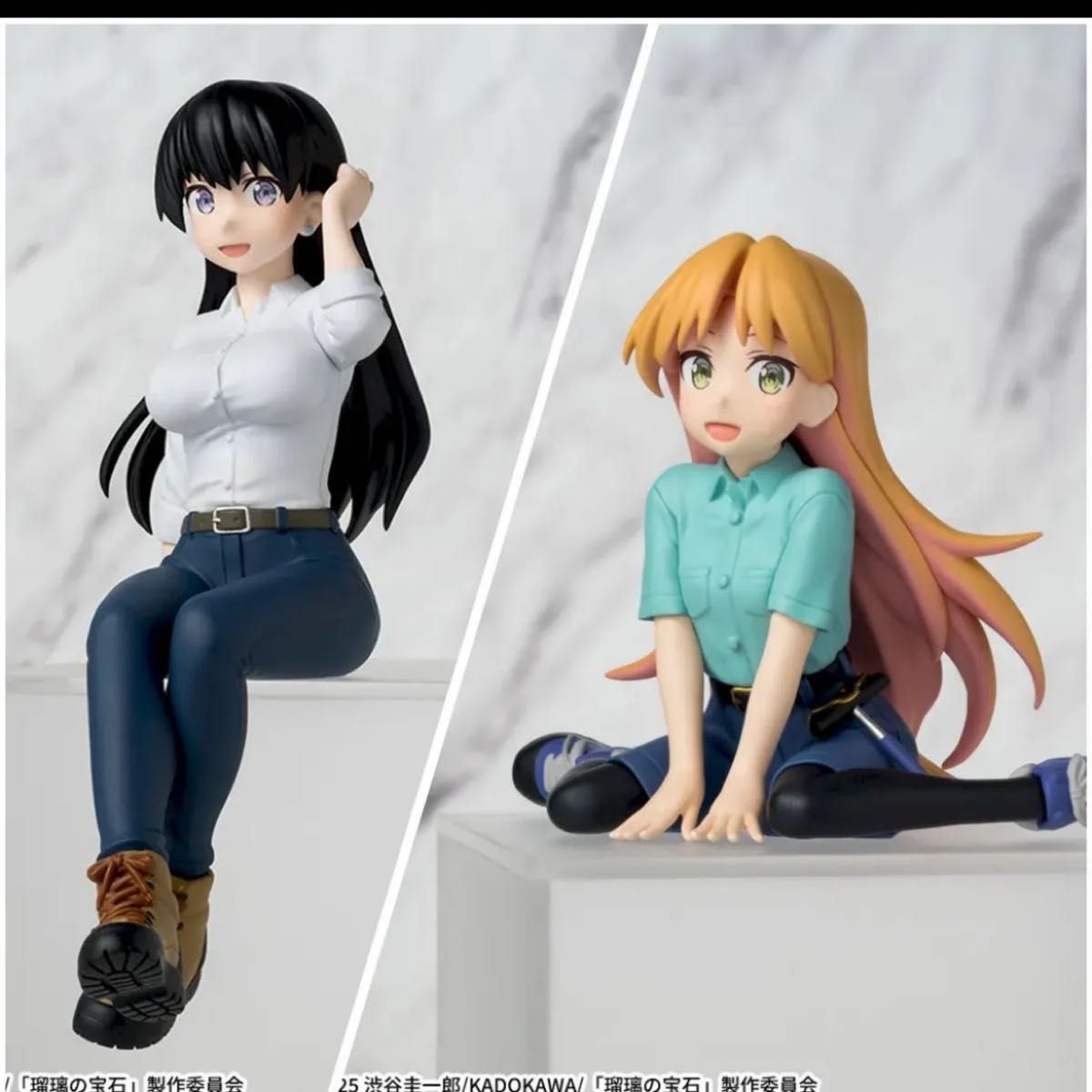 SEGA ちょこのせ 瑠璃の宝石 谷川瑠璃 荒砥凪 フィギュア 2種セット