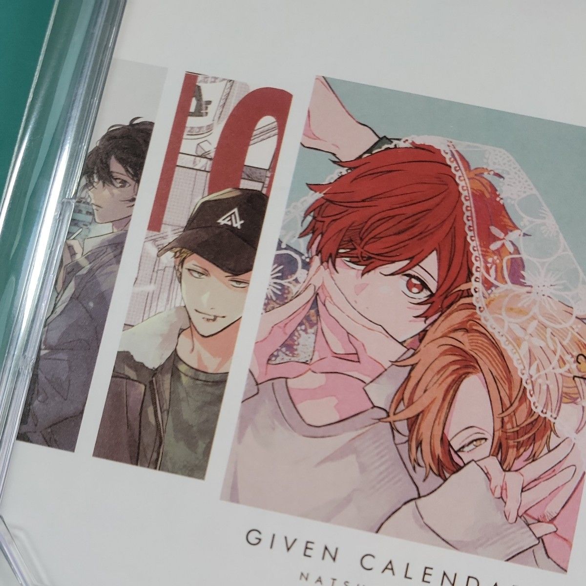 ギヴン カレンダー2026 特典 証明写真風ステッカー 2枚付き 立夏 真冬