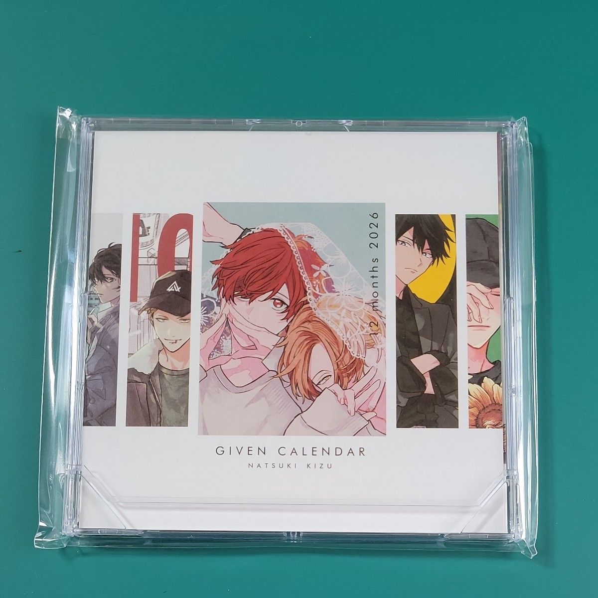 ギヴン カレンダー2026 特典 証明写真風ステッカー 2枚付き 立夏 真冬