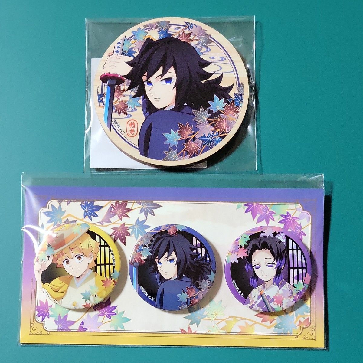 鬼滅の刃 京まふ2025 冨岡義勇 胡蝶しのぶ 我妻善逸 缶バッジ セット