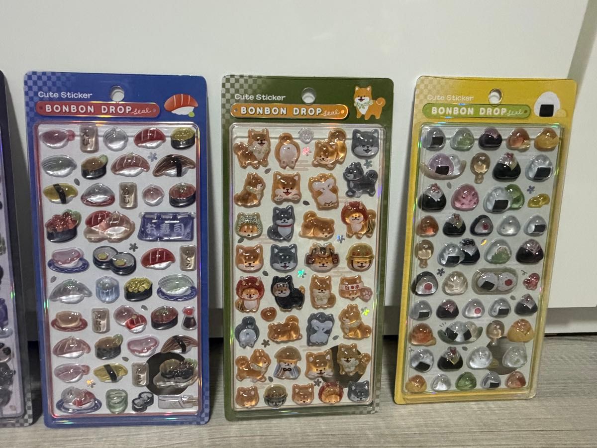 正規品】ボンボンドロップシール 和柄 7点セット ボンボンドロップ