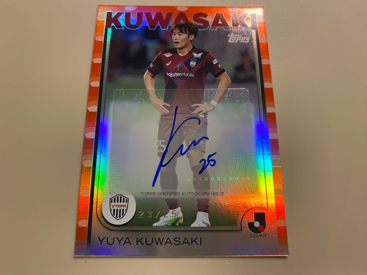 25シリ 鍬先祐弥 topps Jリーグ flagship 2025 直筆サイン｜Yahoo