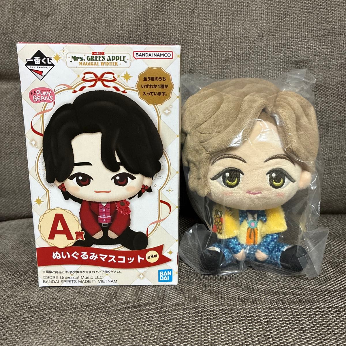 A賞 ぬいぐるみマスコット】Mrs GREEN APPLE一番くじ 藤澤涼架｜Yahoo