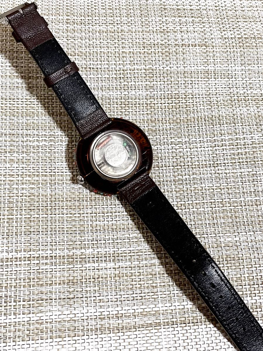 中古美品/稼働]ボンボンウォッチ bonbon watch/フランス製/ターコイズ