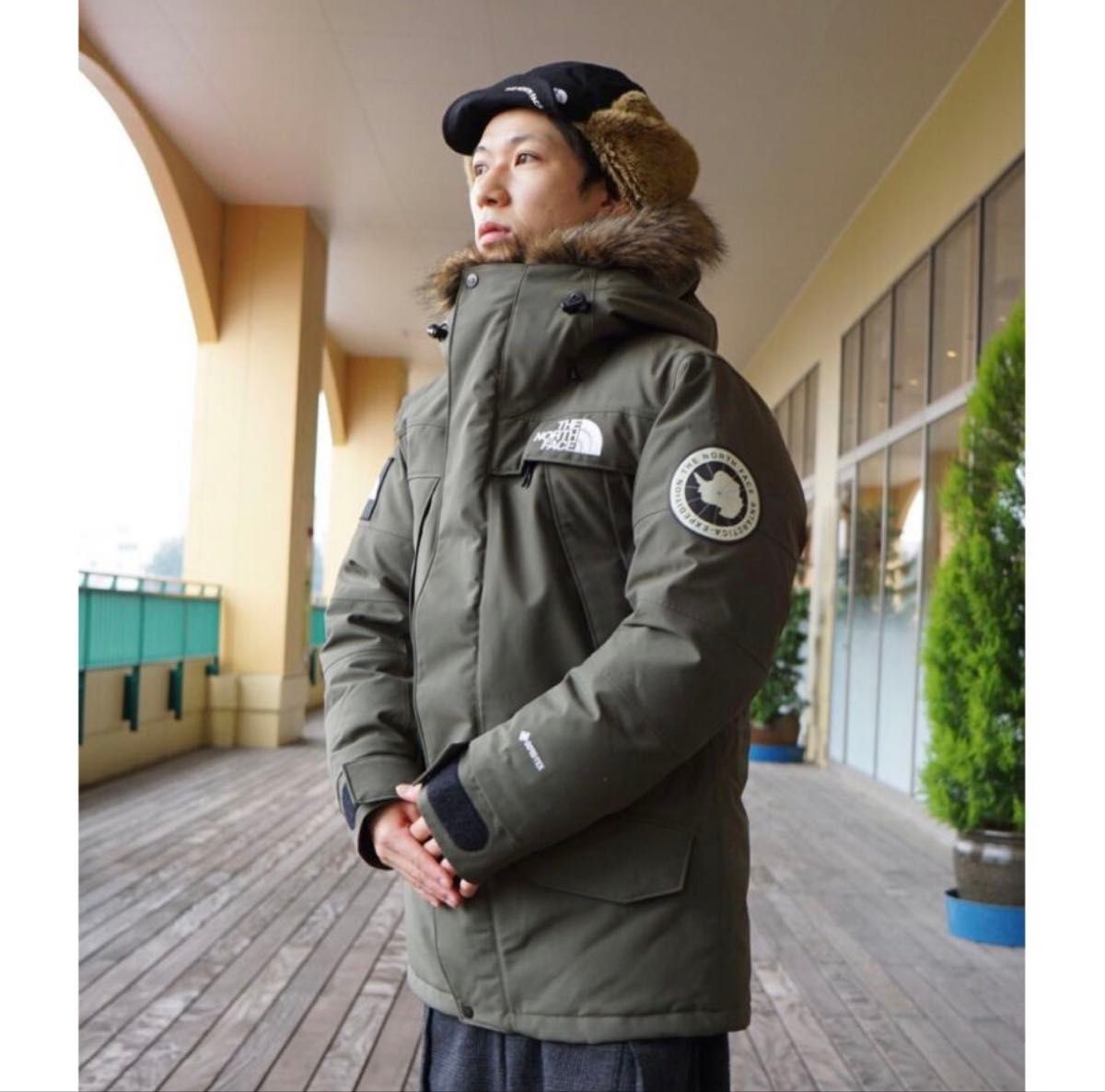 ノースフェイス アンタークティカ オリーブ ダウンジャケット ND92032