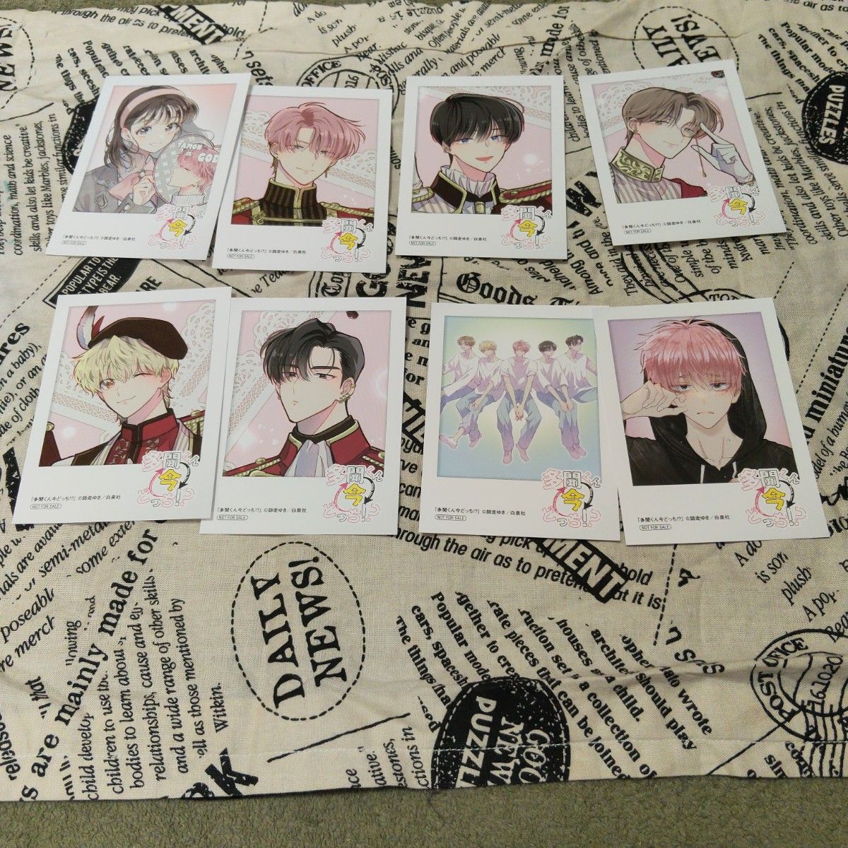 多聞くん今どっち アニメイト特典 ミニフォトカード コンプリート