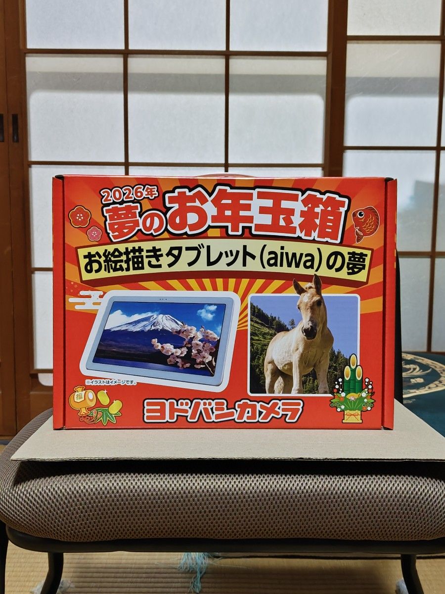 ヨドバシカメラ 夢のお年玉箱2026 お絵描きタブレット(aiwa)の夢 aiwa