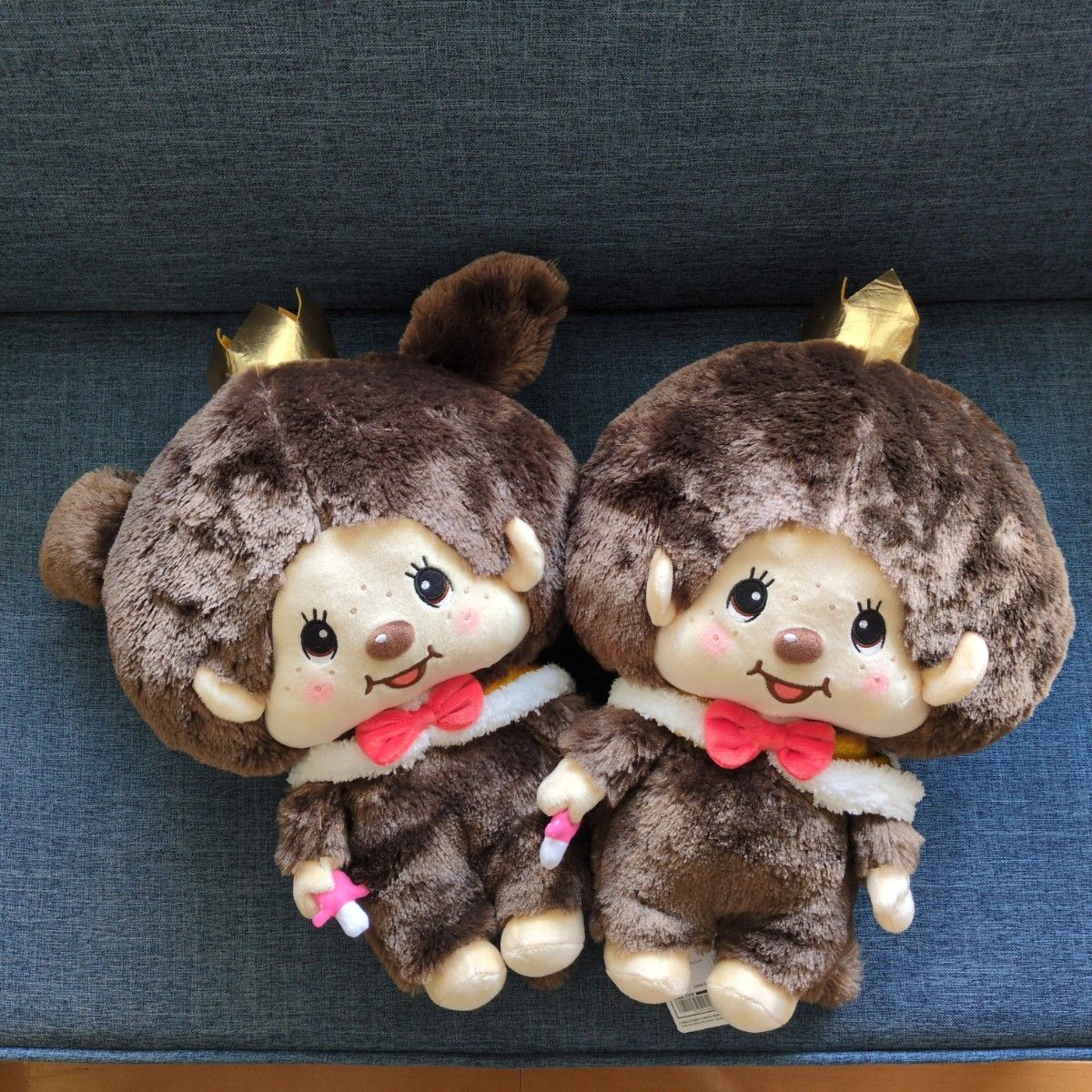 新品☆タグ付5体☆モンチッチ 超BIG＋アニバーサリーBIGぬいぐるみ2種