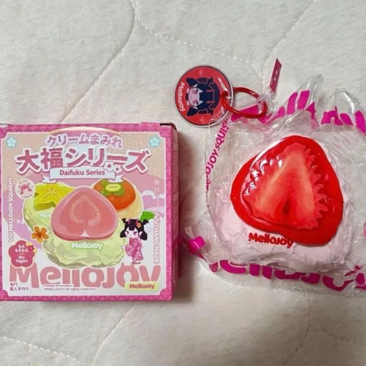 mellojoy メロジョイ スクイーズ 大福シリーズ いちご｜Yahoo!フリマ