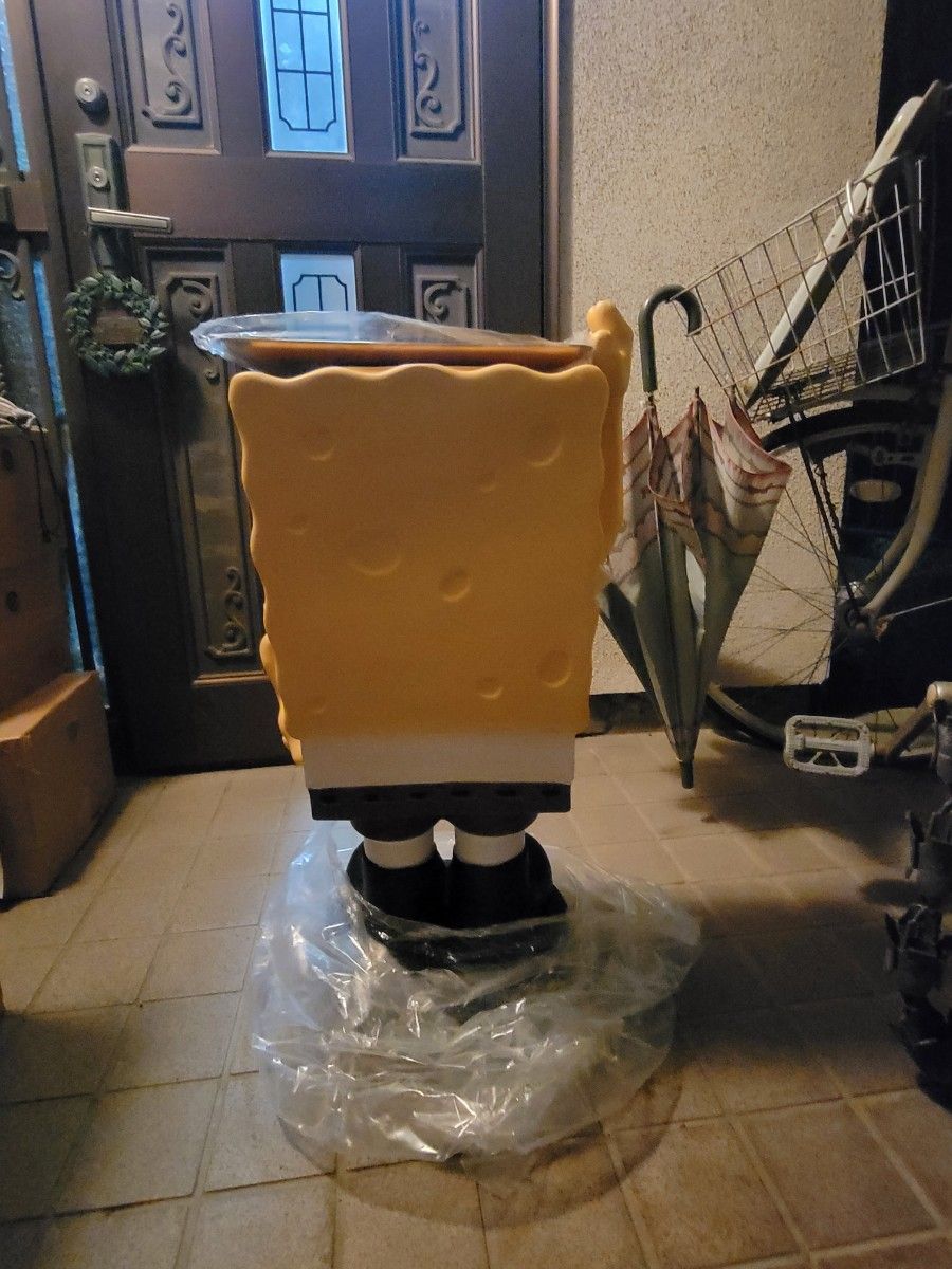 新品最安値 スポンジボブ 特大 巨大 大型 ビッグ フィギュア サイド