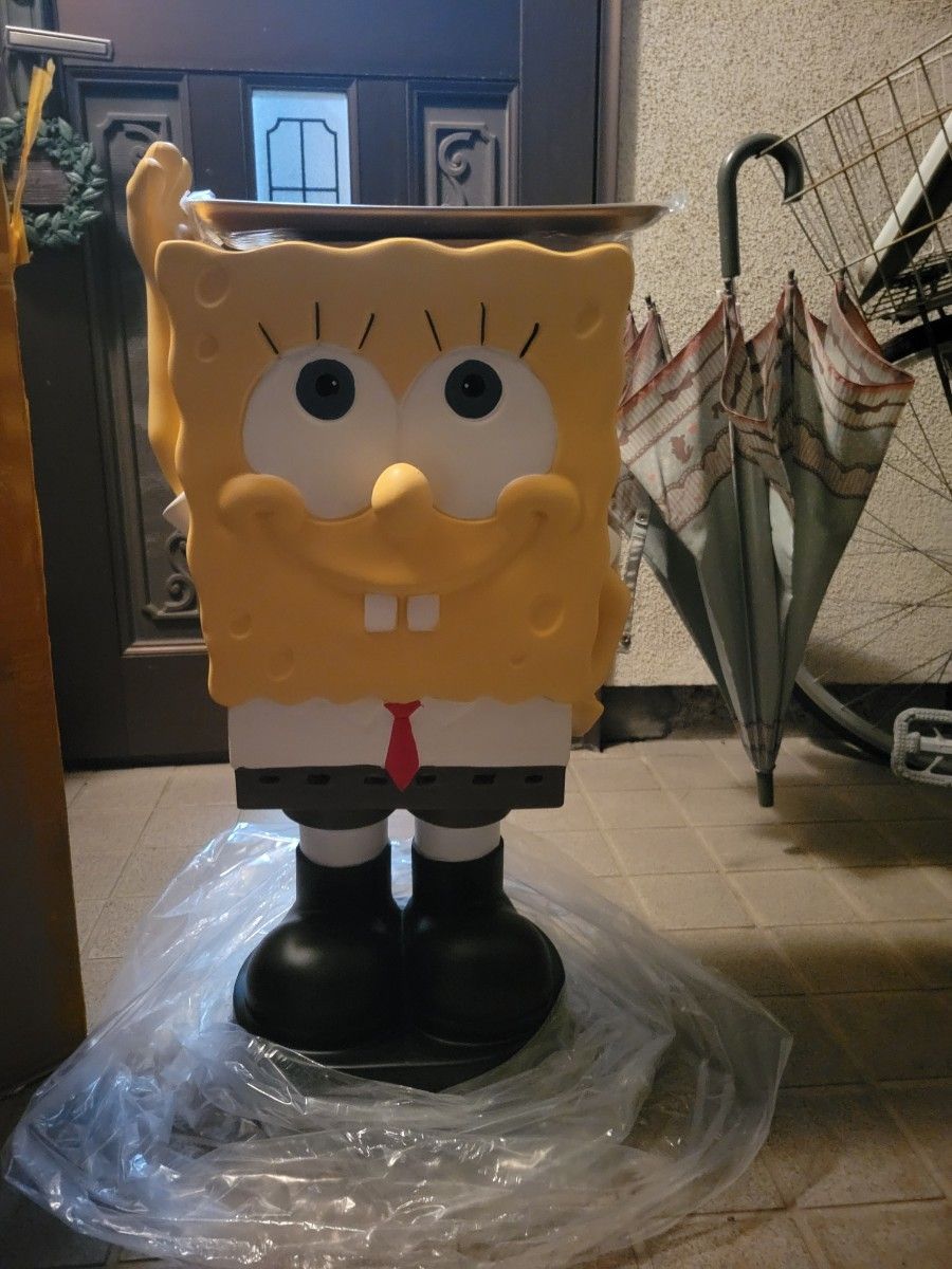 新品最安値 スポンジボブ 特大 巨大 大型 ビッグ フィギュア サイド