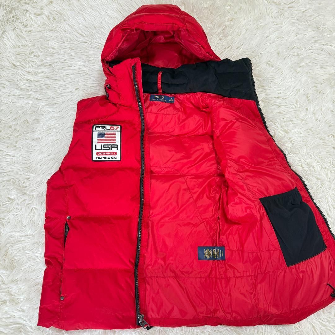 美品 POLO Ralph Lauren ビッグポニー 2way ダウンベスト ポロラルフ