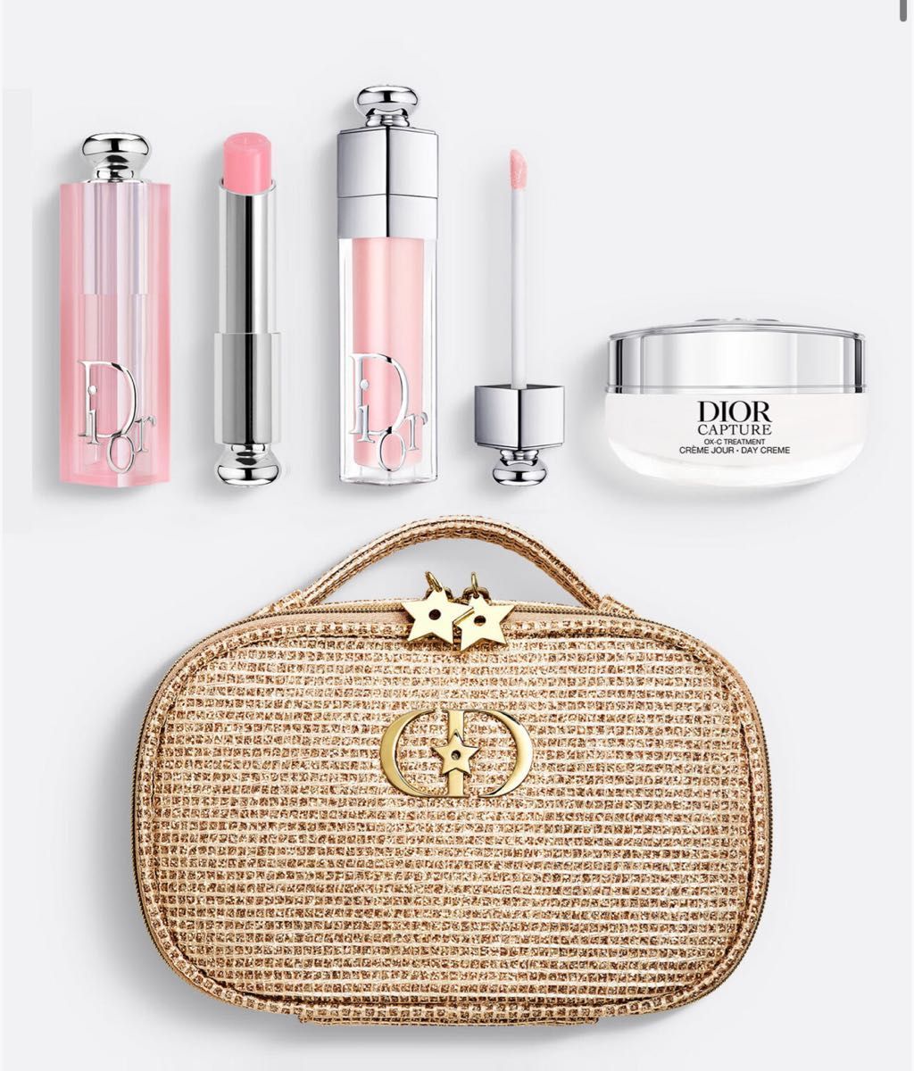 Dior リップグロスセット ゴールドポーチ Diorディオール ビューティー
