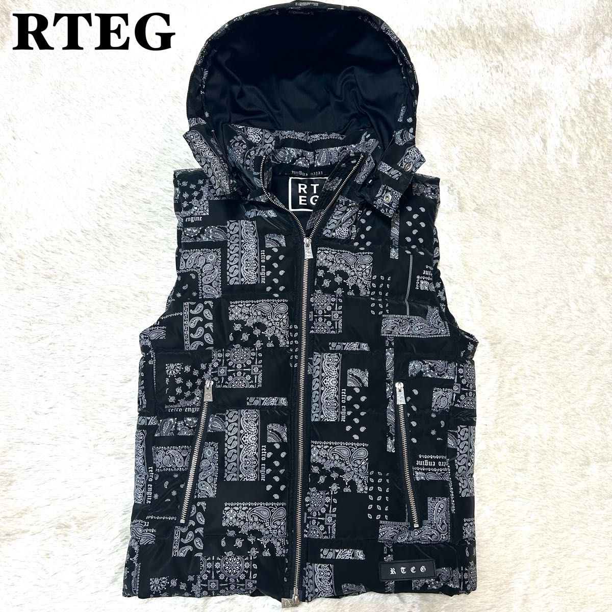 adamsJUGGLER アダムスジャグラー RTEG ペイズリー柄 フード付き