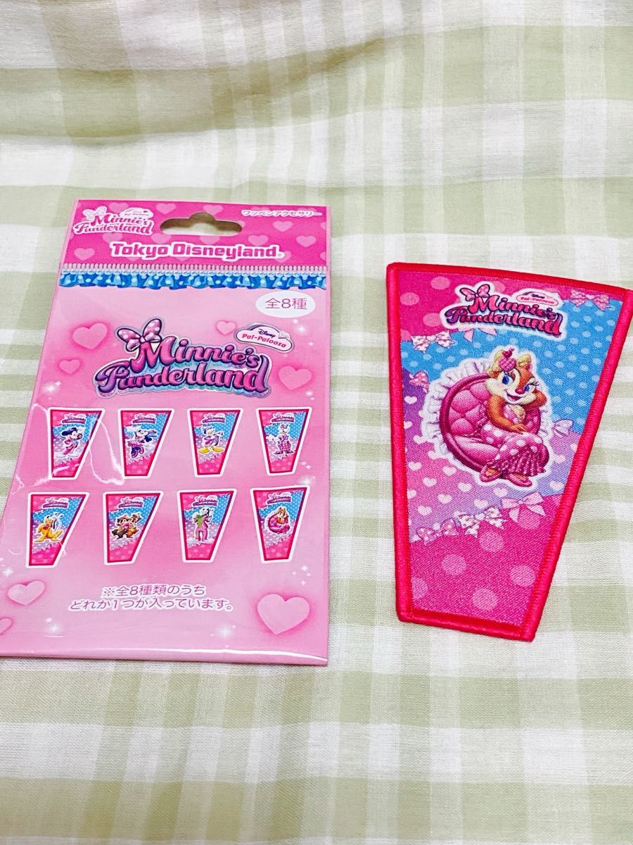 ディズニー ミニーのファンダーランド ワッペンアクセサリー8個