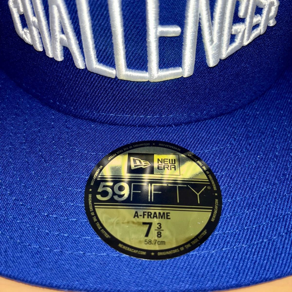 7 3/8 NEW ERA CHALLENGER 59Fifty Logo Cap Blue チャレンジャー