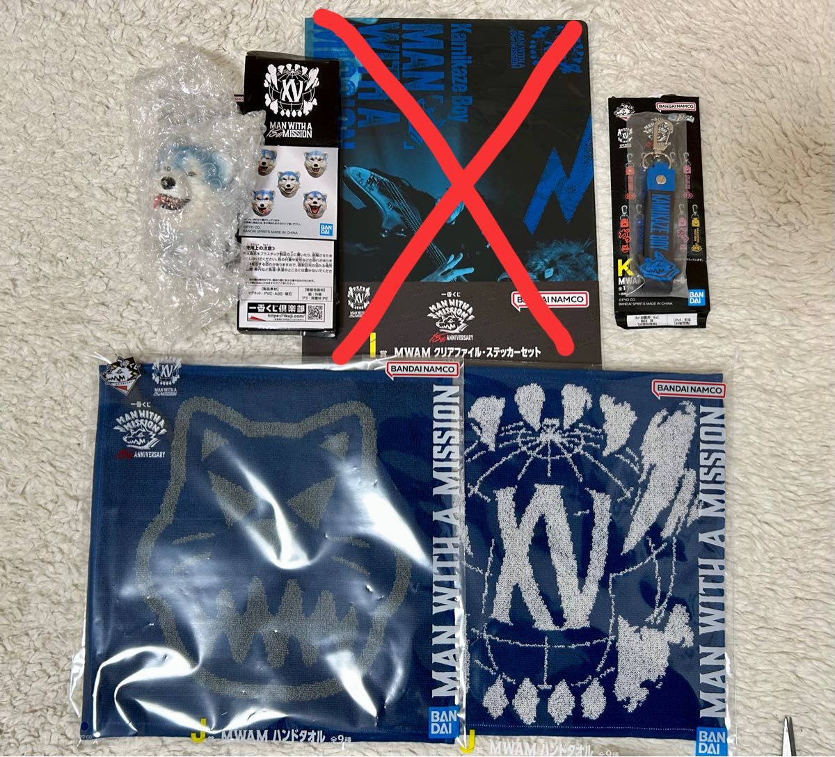 一番くじ MAN WITH A MISSION H賞 マグネットトーキョータナカ おまけ
