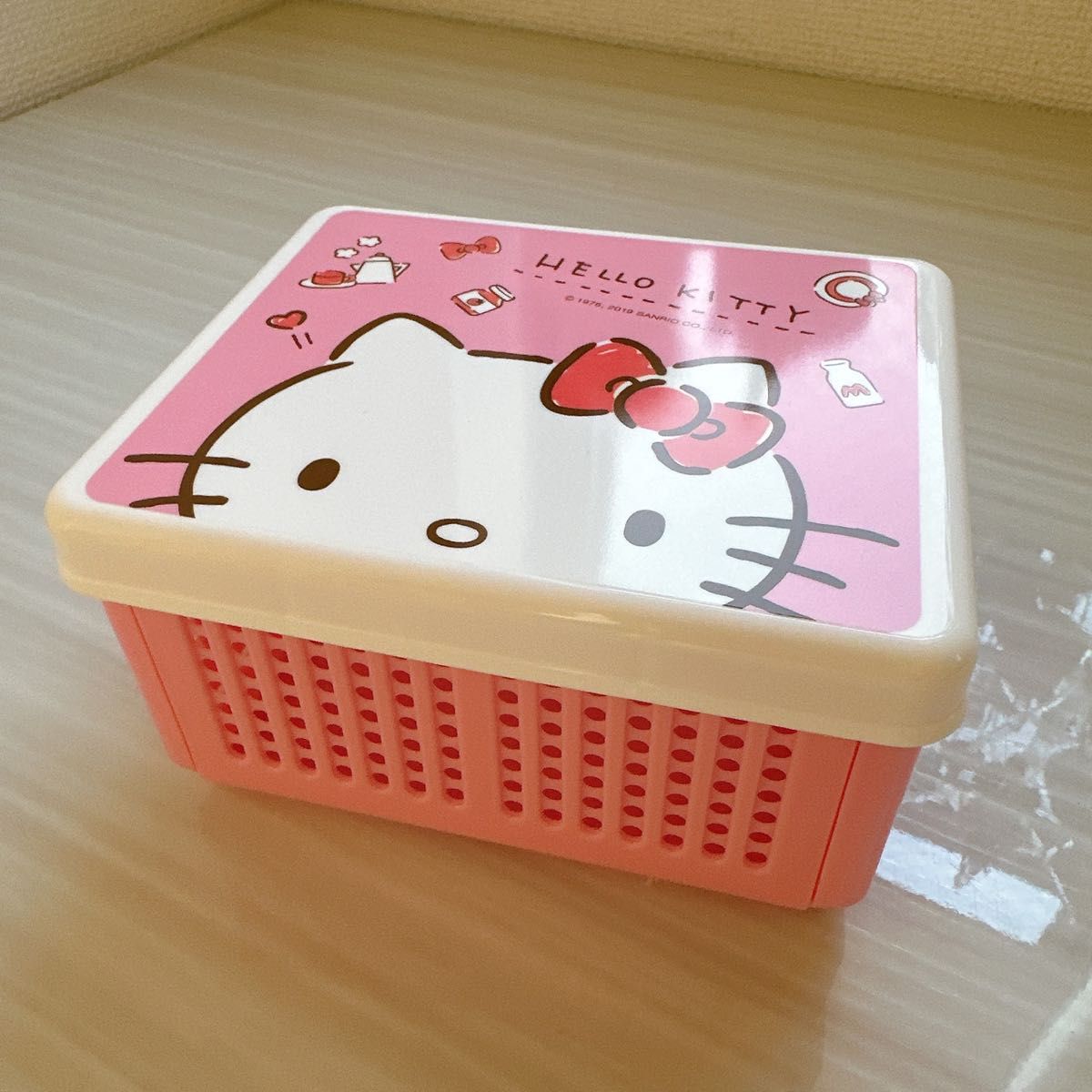 ハローキティ キティちゃん 小物入れ バスケット 収納ボックス