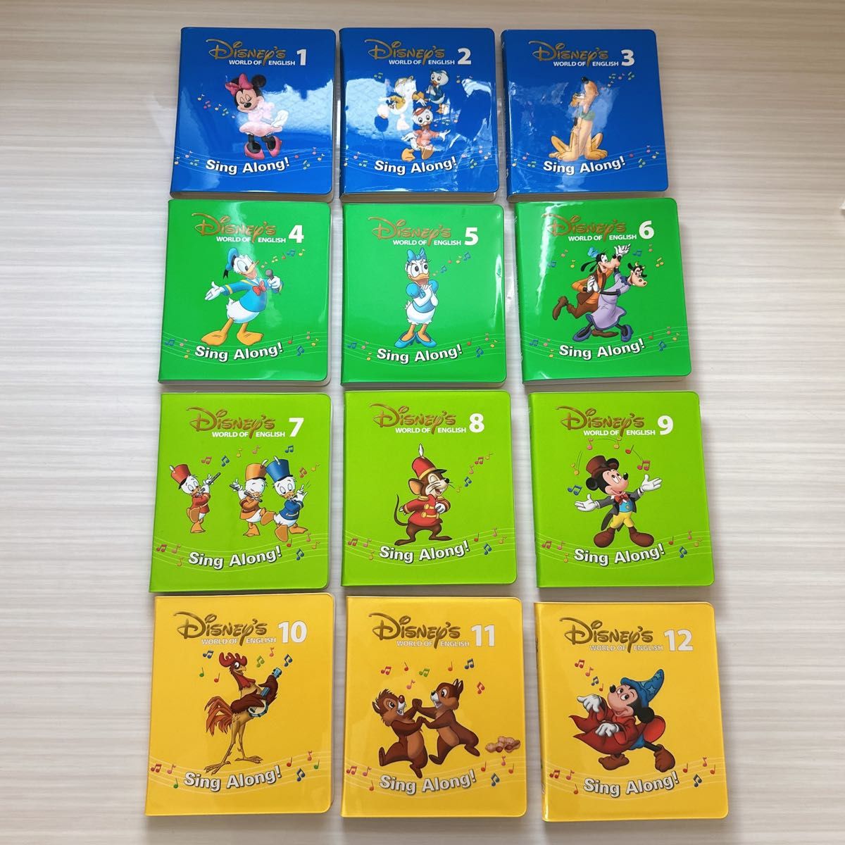 ディズニー英語システム DVD シングアロング 12本セット 子供英会話