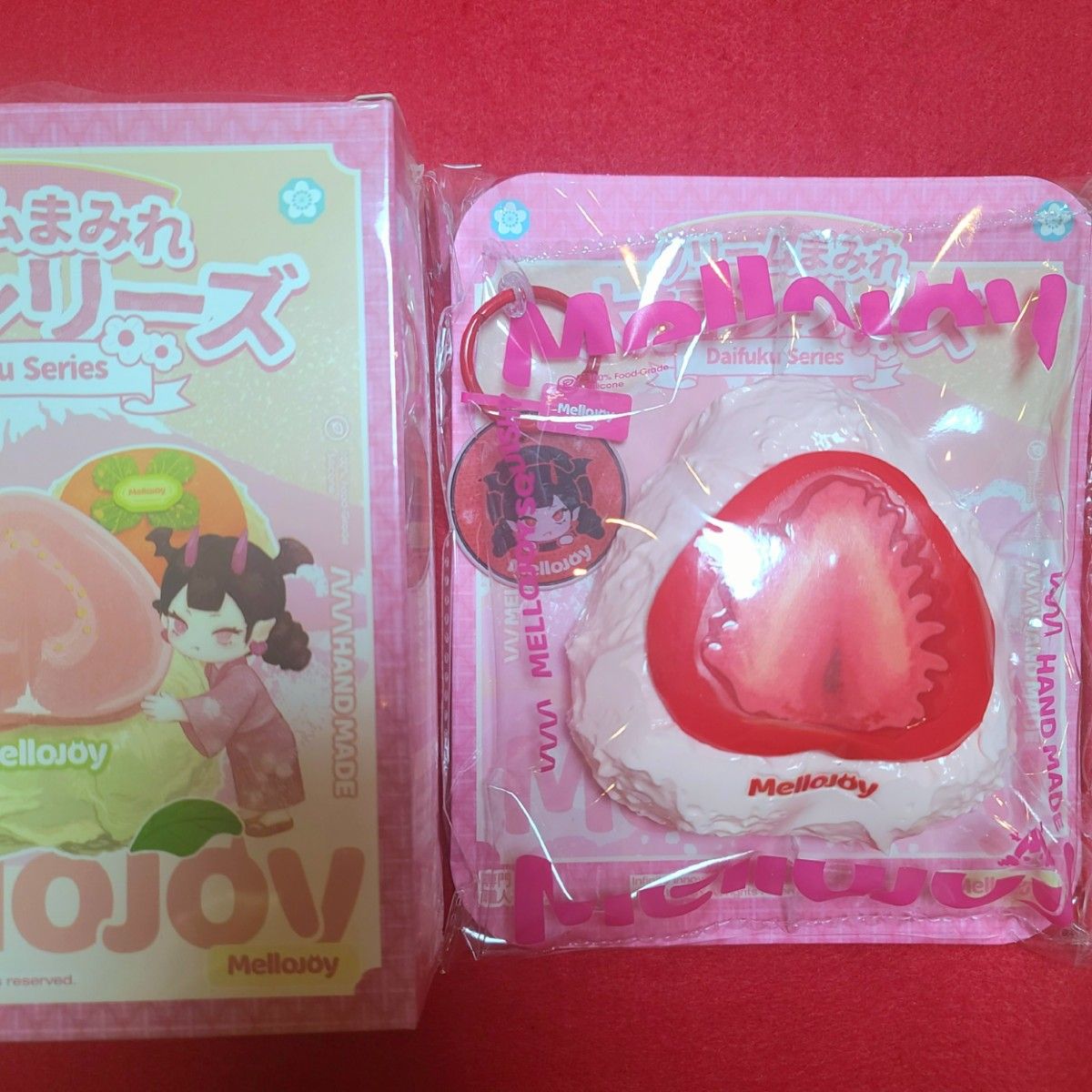 メロジョイ mellojoy スクイーズ 大福 シリーズ いちご ストロベリー