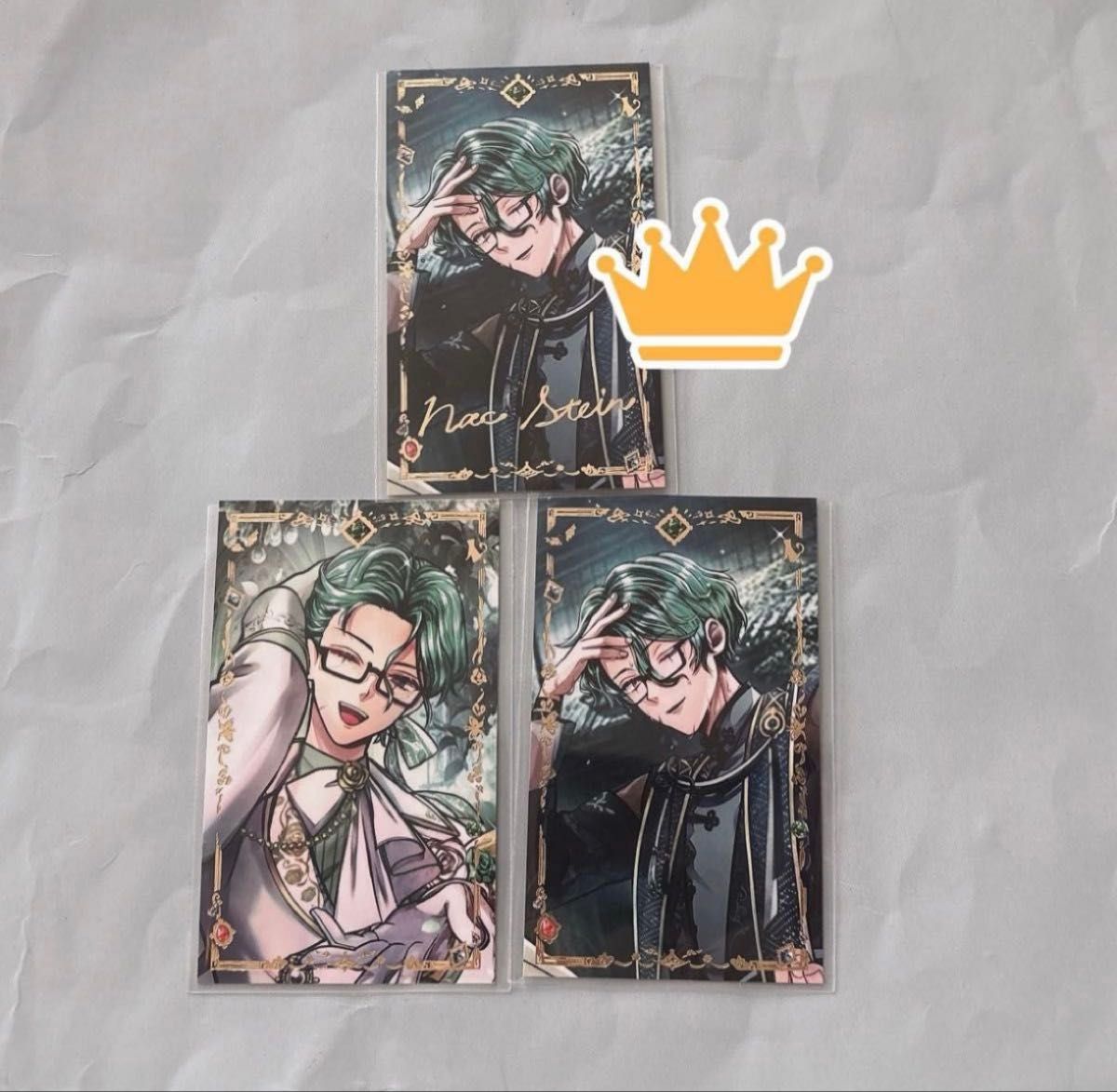 あくねこ バレンタイン チェキ ベリアン 箔押し 2点 ベリアン