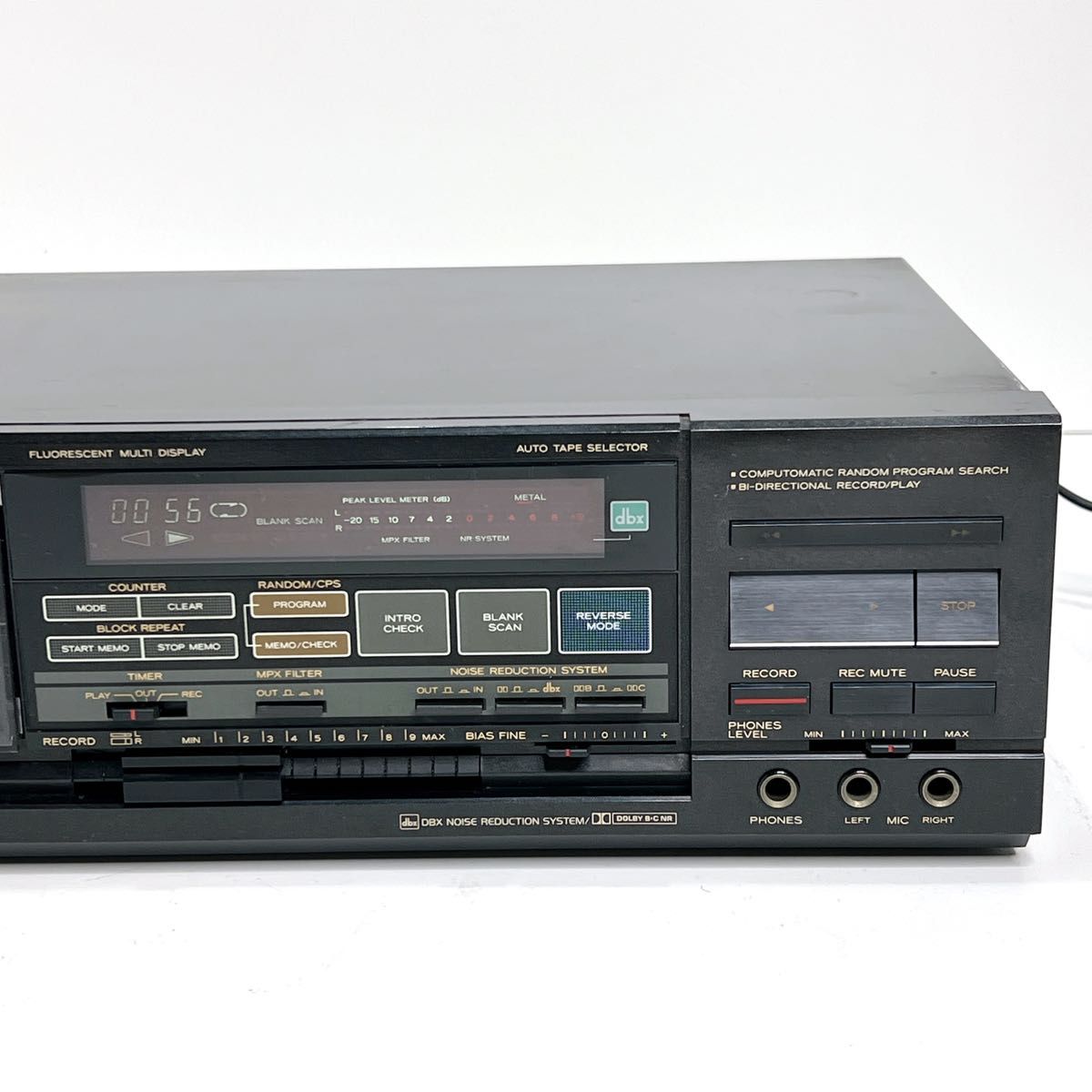 良品・動作品】 TEAC R-606X カセットデッキ ティアック 再生OK オート