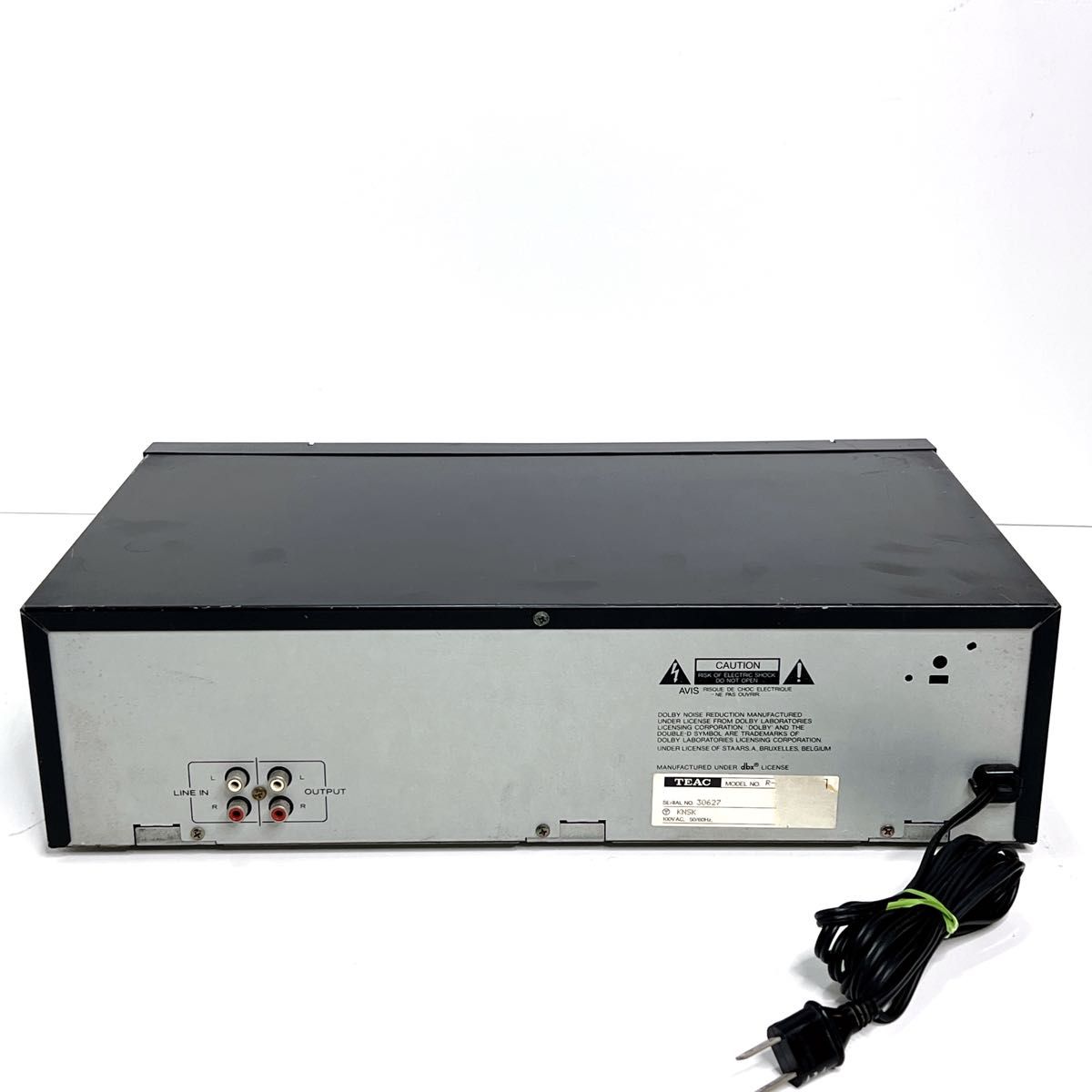 良品・動作品】 TEAC R-606X カセットデッキ ティアック 再生OK オート