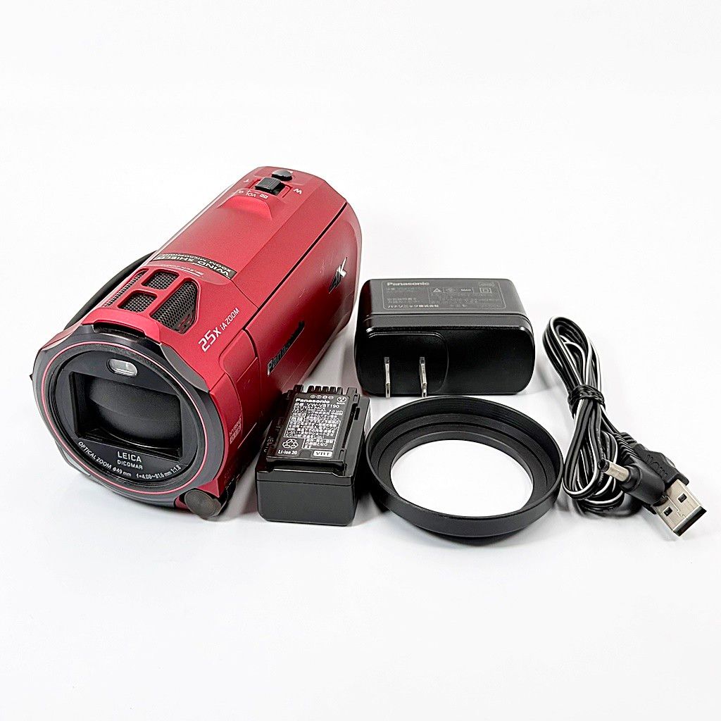 パナソニック Panasonic HC-VZX992M-R アーバンレッド ビデオカメラ